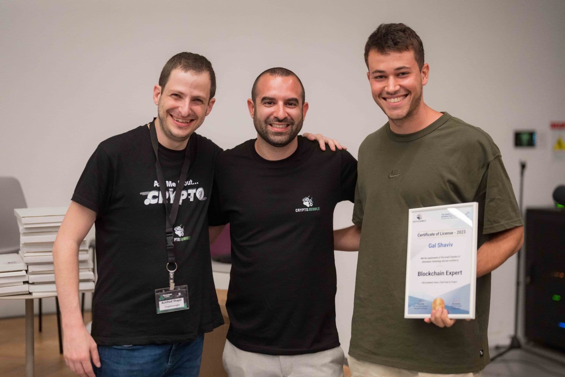 הרצאה בכנס Blockchain Expert מול קהל